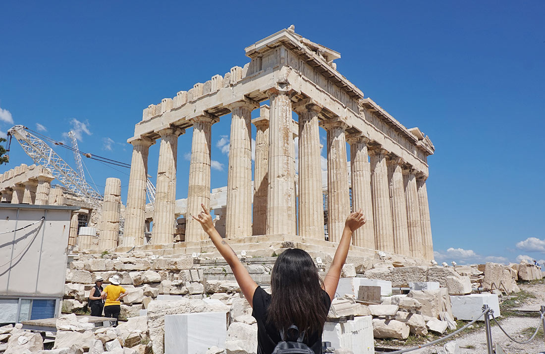 Viajar sola a Grecia: 2 días a full en Atenas